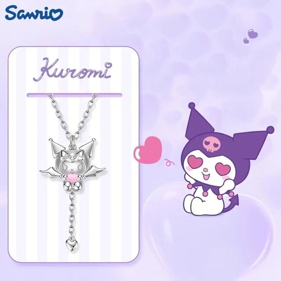 Sanrio Jewelry - Sanrio Kuromi Silver Necklace